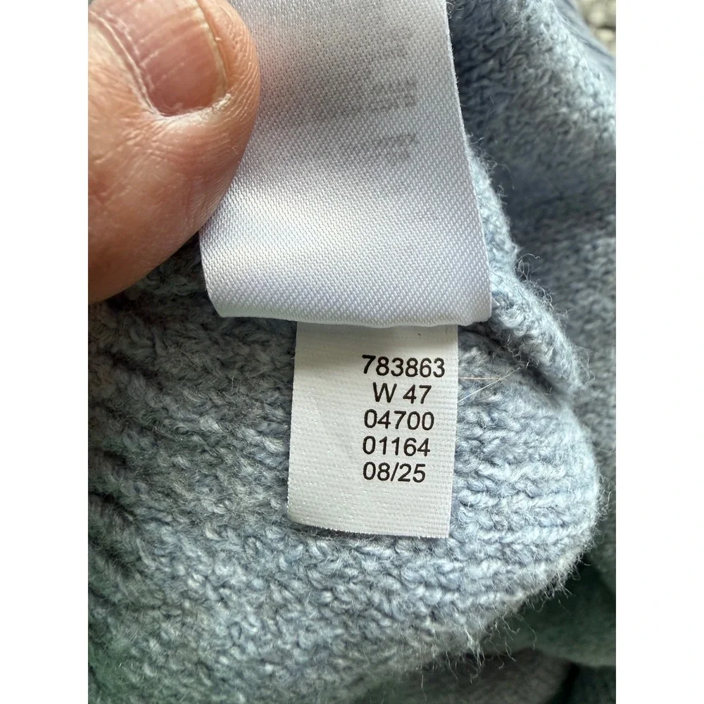 Loft Dog Sweater XL Blue Fair‎ Isle Knit Turtleneck Pet Vest